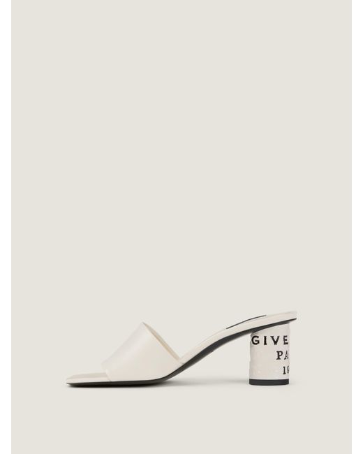 Givenchy Natural Tape Heeled Mules
