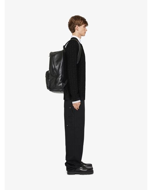 Pullover in lana 4G. di Givenchy in Black da Uomo