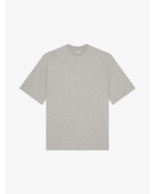 Givenchy Gray Wide Fit T-Shirt for men
