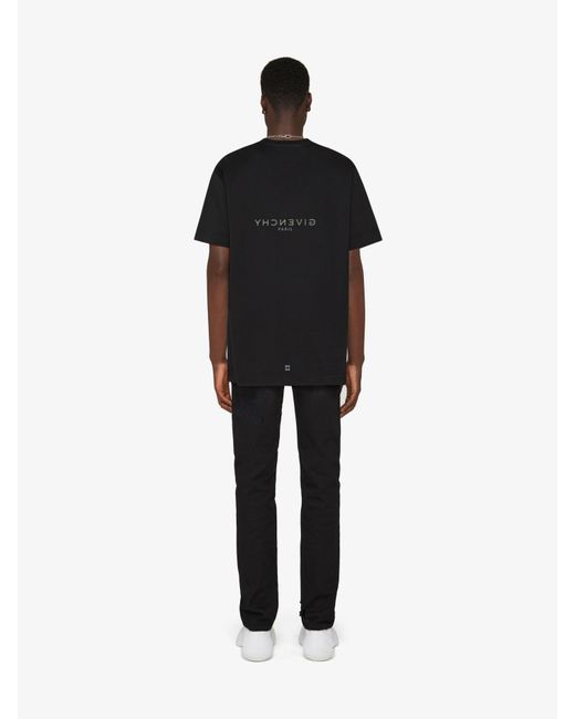 Givenchy Black Reverse Oversized T-Shirt for men