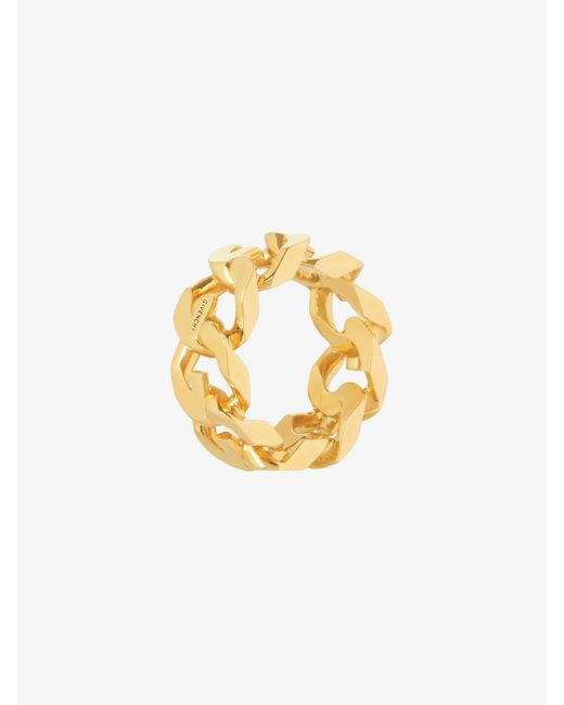 Givenchy Metallic G Chain Ring