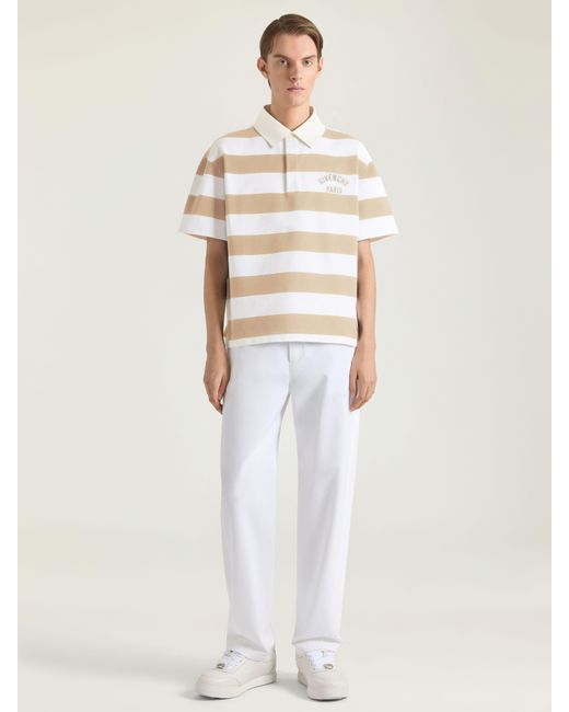 Givenchy Natural Striped Polo for men