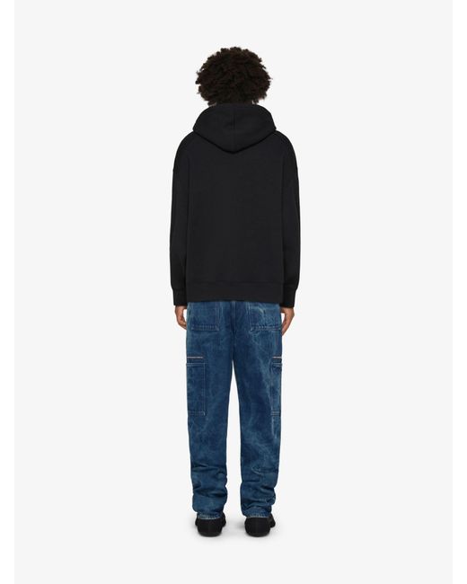 Givenchy Black Archetype Slim Fit Hoodie for men