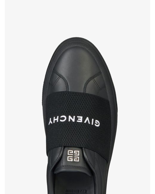 Sneakers City Sport in pelle con fascia elastica di Givenchy in Black da Uomo