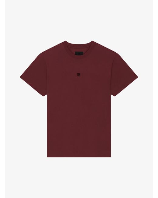 Givenchy Red Slim Fit T-Shirt for men