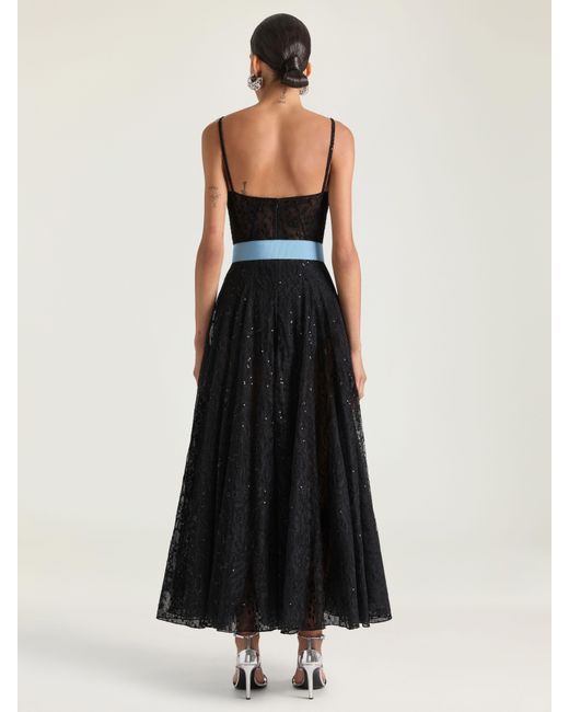 Givenchy Black Sliced Evening Dress