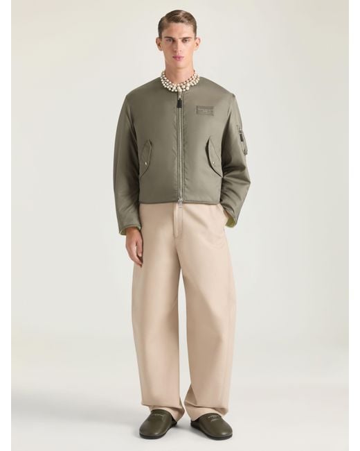 Givenchy Green Puffy Mules for men