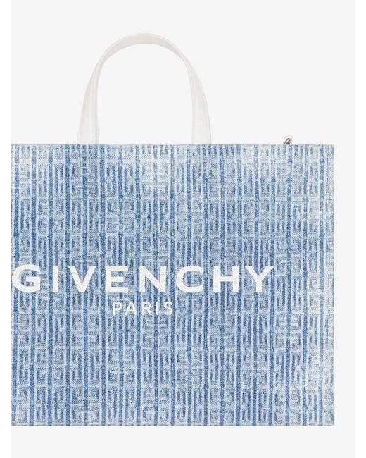 G-Tote media in denim 4G di Givenchy in Blue