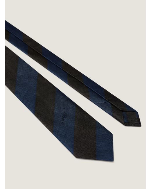 Givenchy White Bold Stripes Tie for men