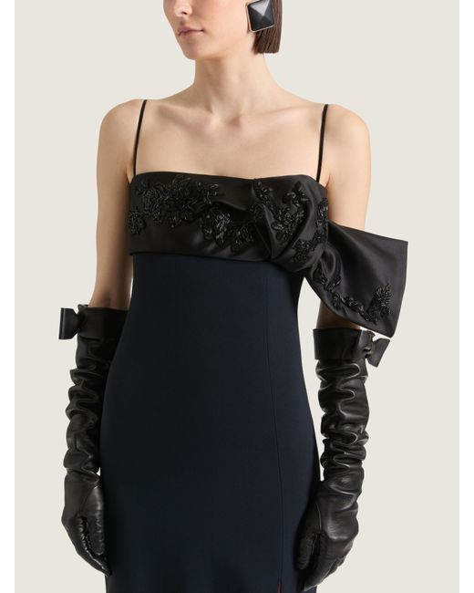 Givenchy Black Sliced Long Dress