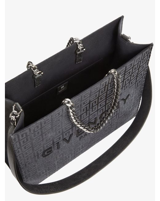Givenchy Gray Medium G-Tote Shopping Bag