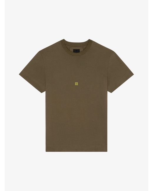 Givenchy Green Slim Fit T-Shirt for men
