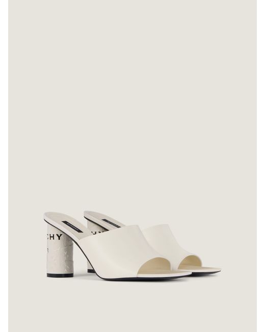 Givenchy Natural Tape Heeled Mules