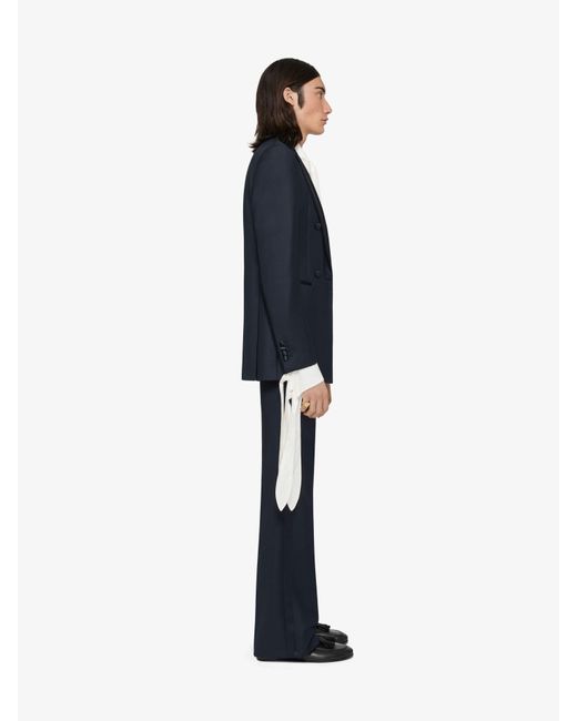 Givenchy Blue Flare Tailored Pants for men
