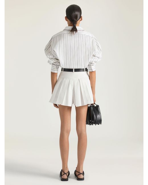 Givenchy Natural Pleated Back Shorts