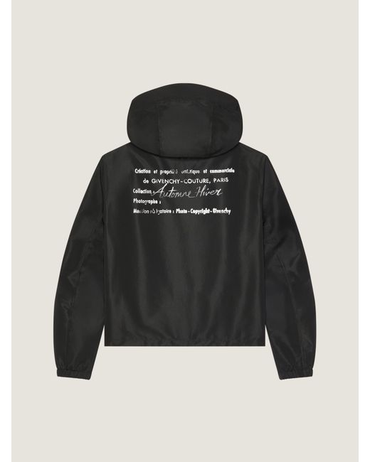 Givenchy Black Windbreaker for men