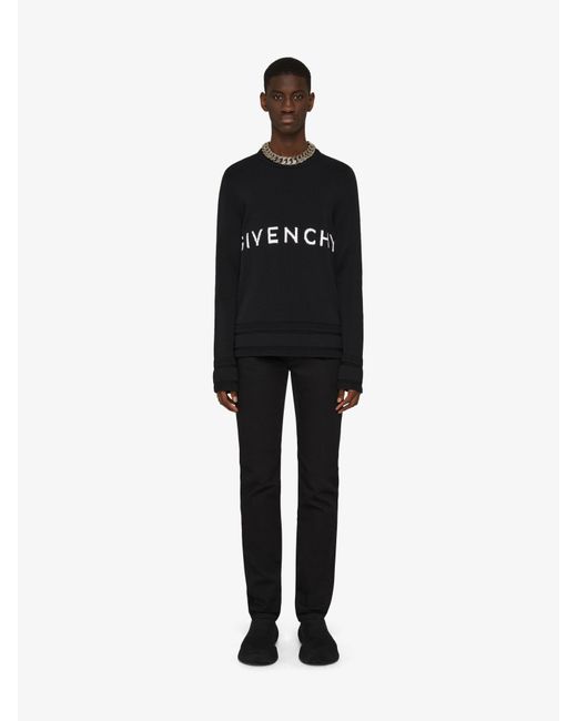 Givenchy Black 4G Sweater for men