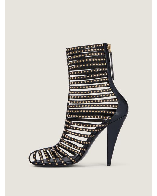 Givenchy Black 95 Embellished Leather Ankle Boots