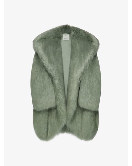 Givenchy Green Oversized Coat