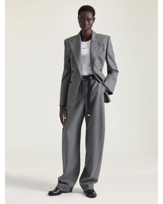 Givenchy Gray Cocoon Tailored Pants
