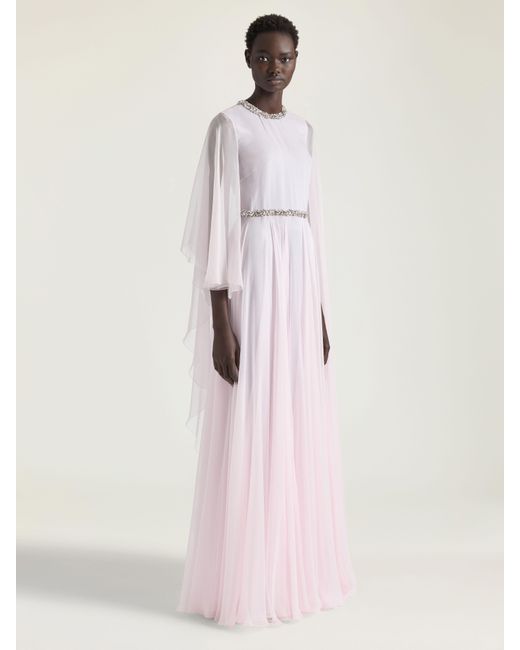 Givenchy Pink Draped Gown