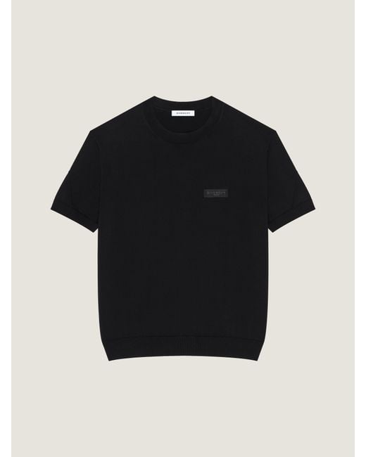 Givenchy Black Couture Seam T-Shirt for men