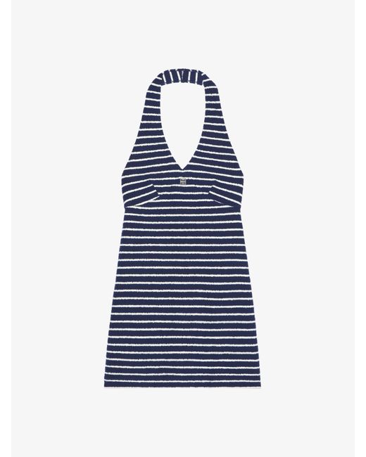 Givenchy Blue Striped Dress