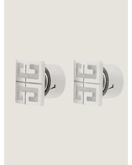 Orecchini 4G in metallo di Givenchy in Natural