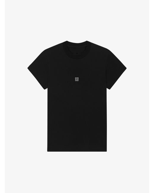 Givenchy Black Slim Fit T-shirt In Cotton