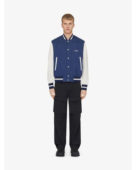 Givenchy 1952 Varsity Jacket in Blue for Men | Lyst
