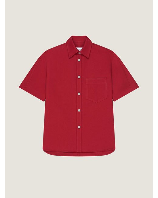 Givenchy Red Couture Seam Shirt for men