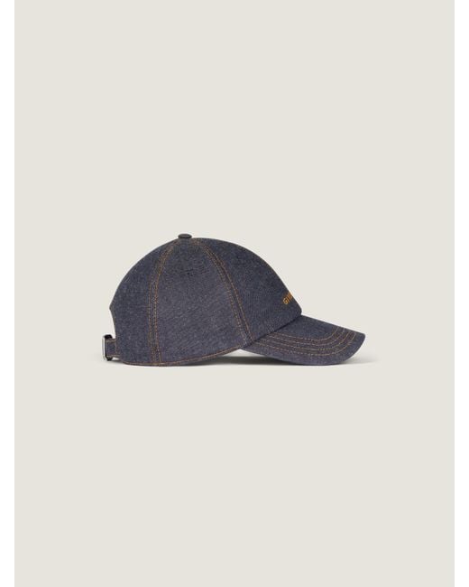 Givenchy Blue Embroidered Cap