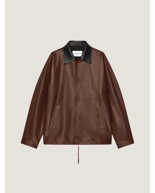 Givenchy Brown Couture Seam Jacket for men