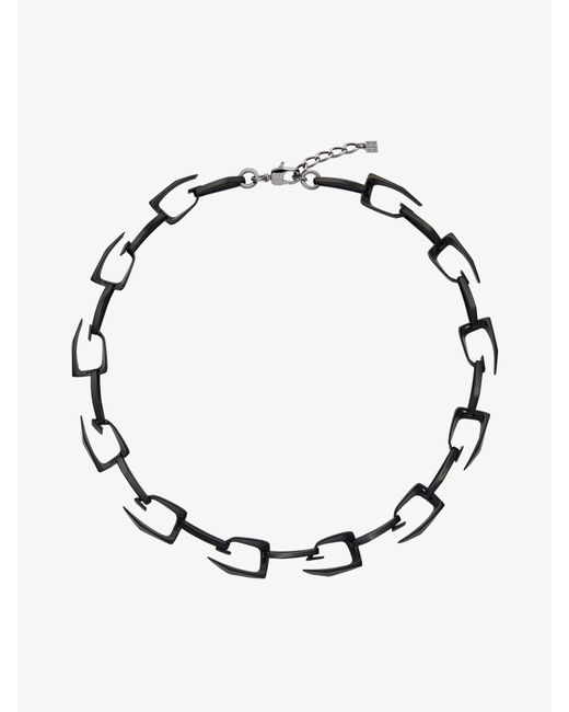 Givenchy Metallic Medium Giv Cut Necklace In Metal And Enamel for men