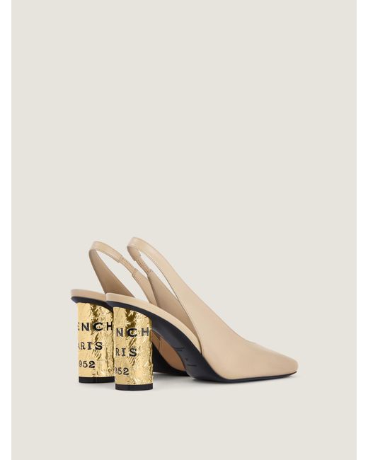 Givenchy Natural Tape Slingbacks