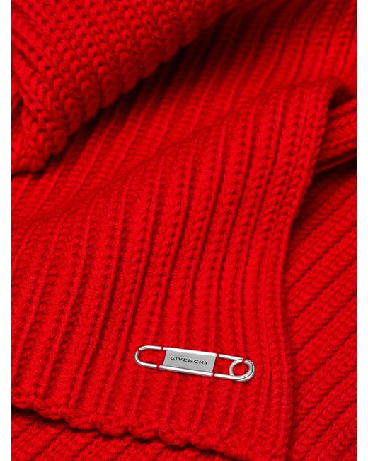 Givenchy Red Scarf for men