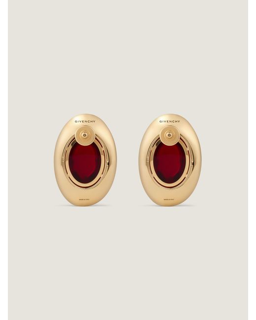 Givenchy Multicolor Sculpted Gem Earrings