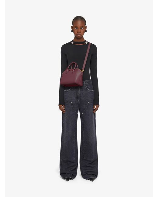 Givenchy Multicolor Mini Antigona Bag In Box Leather