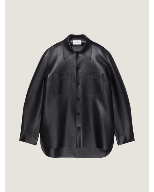 Givenchy Blue Couture Seam Overshirt for men