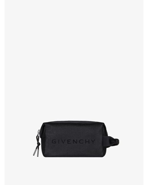 Givenchy White G-Zip Toilet Pouch for men