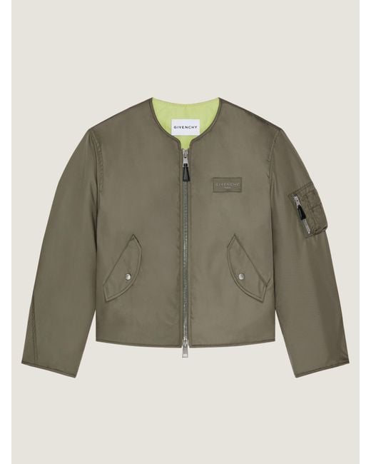 Givenchy Green Couture Seam Bomber for men