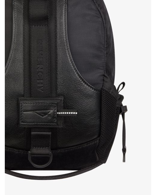 Zaino G-Trail modello piccolo in nylon e pelle di Givenchy in Black da Uomo
