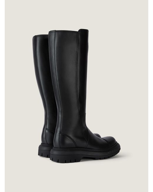 Givenchy Black Cargo Biker Knee High Boots for men