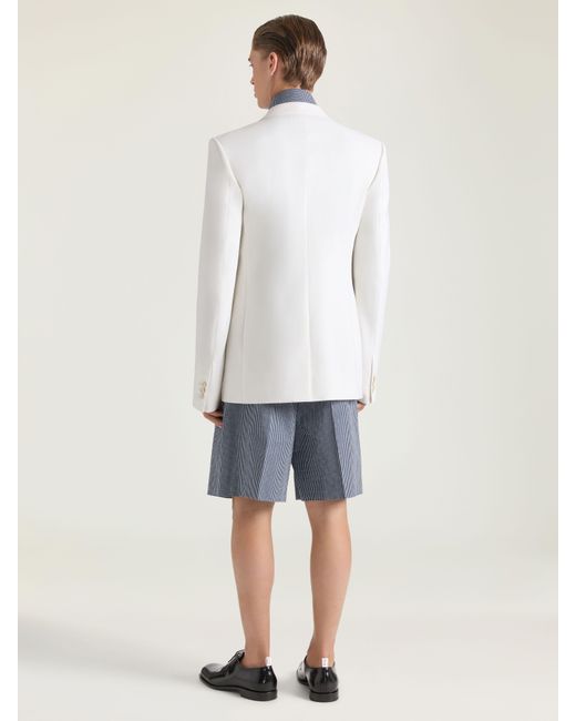 Givenchy Natural Single-Breasted Fitted Jacket for men