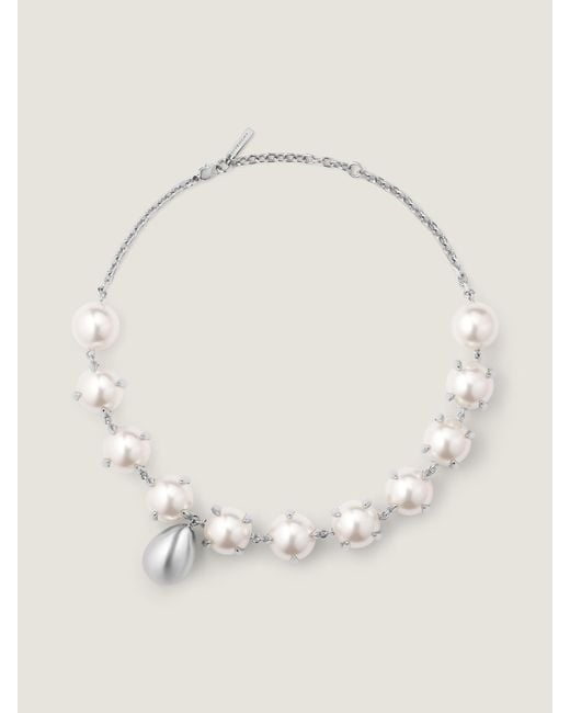 Givenchy Natural Spiky Pearl Necklace