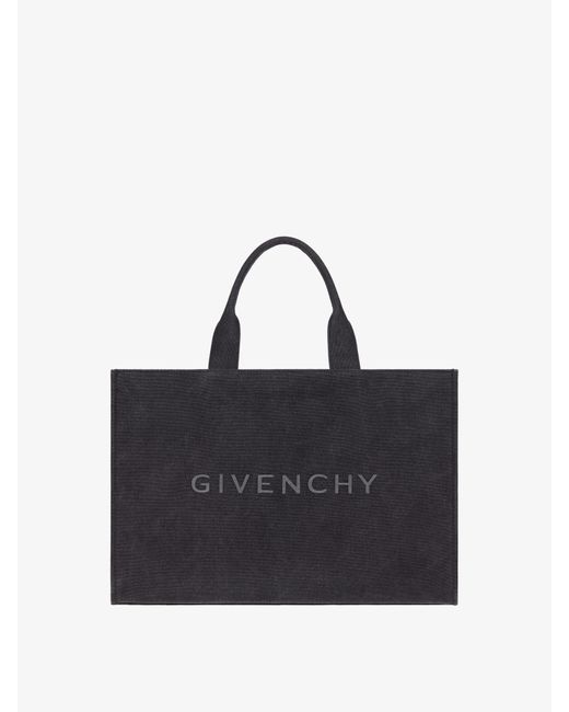 Givenchy Black Tote Bag In Canvas for men