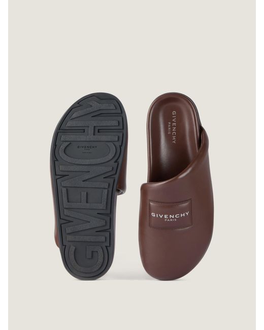 Givenchy Brown Puffy Mules for men