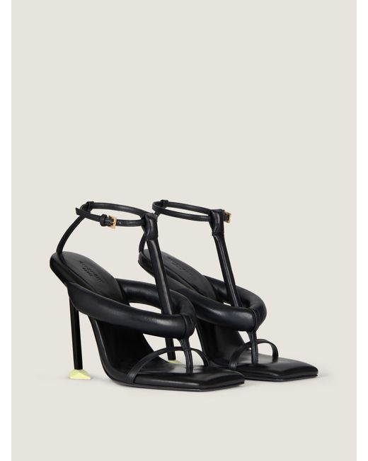 Givenchy Natural Boudoir Bicolor Heeled Thongs