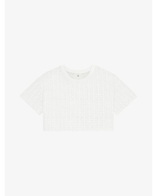 Givenchy White Cropped T-Shirt