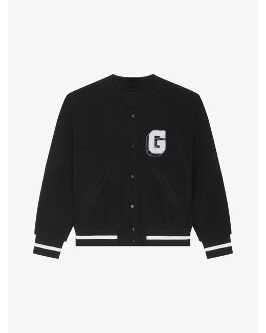 Givenchy Black College Varsity Jacket